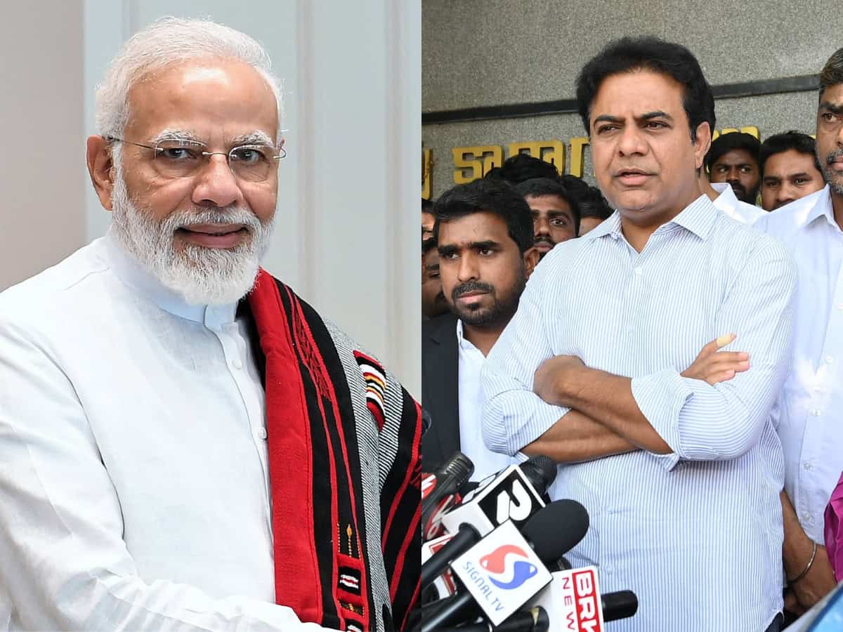 KTR's 'demonetisation' jibe at Modi after his 'Adani Ambani' remark