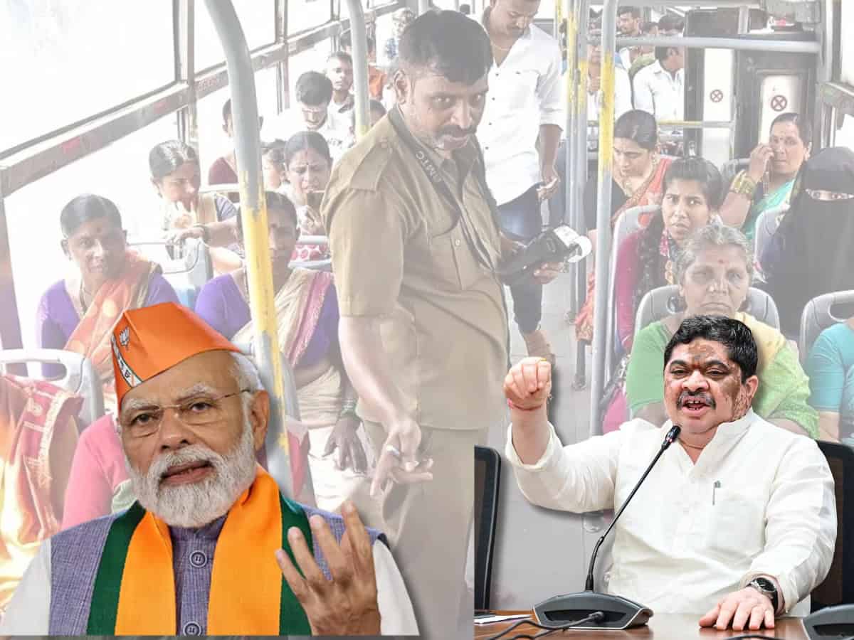 Telangana minister counters PM Modi's remarks on free bus for women scheme