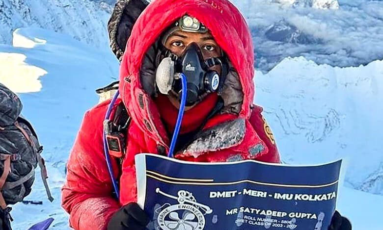 Indian mountaineer sets record with dual ascent of Mt. Everest, Mt. Lhotse
