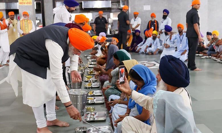 PM modi in Takhat Shri Harimandir Ji Patna Sahib,
