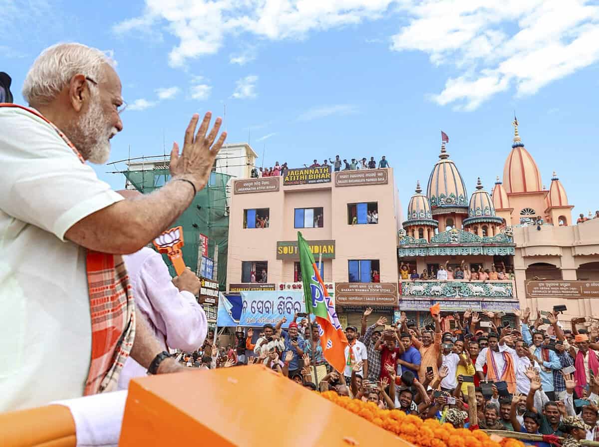 Prime Minister Narendra Modi in Odisha