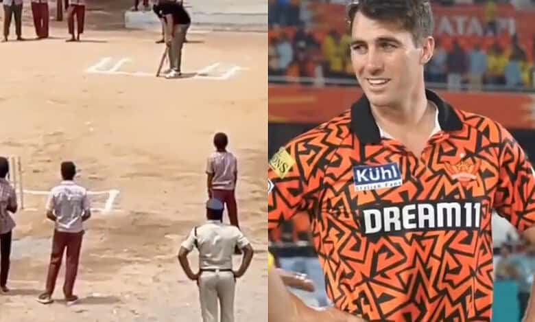 Video: Pat Cummins plays cricket with school kids in Hyderabad