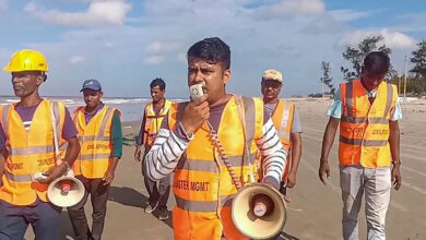 Personnel from West Bengal Disaster Management