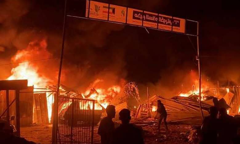 28 killed as Israel strikes camp for displaced Palestinians in Rafah