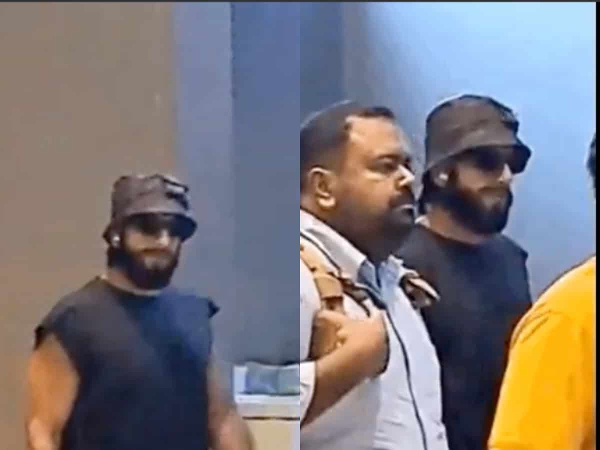 Ranveer Singh spotted in Hyderabad, what's cooking?