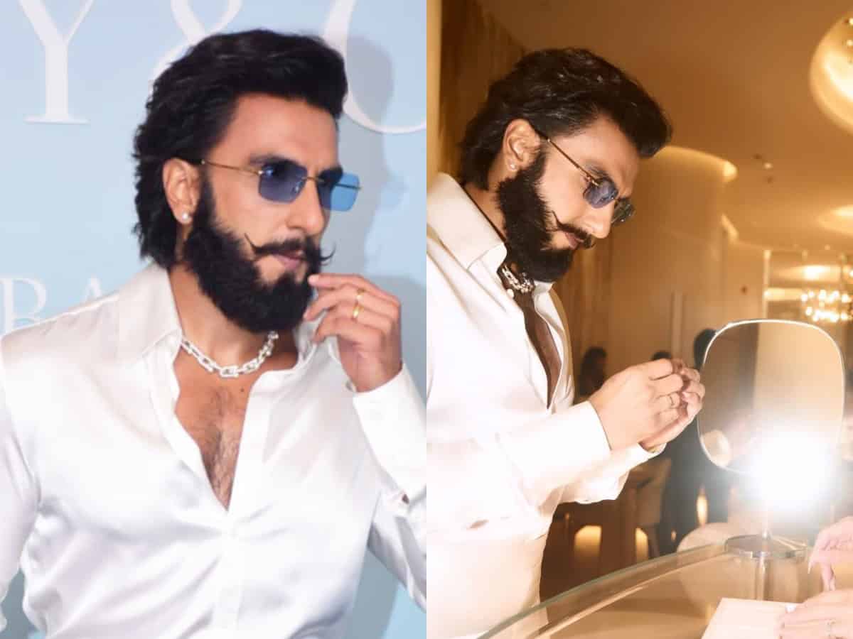 Ranveer Singh spotted wearing diamond necklace, check price