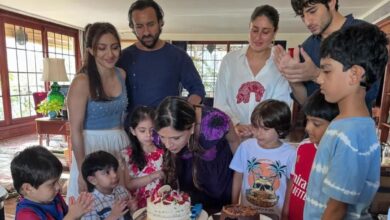 Soha, Saif, Kareena celebrate Saba Pataudi's birthday