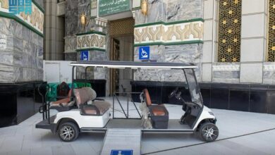Various services provided for disabled visitors at Grand Mosque