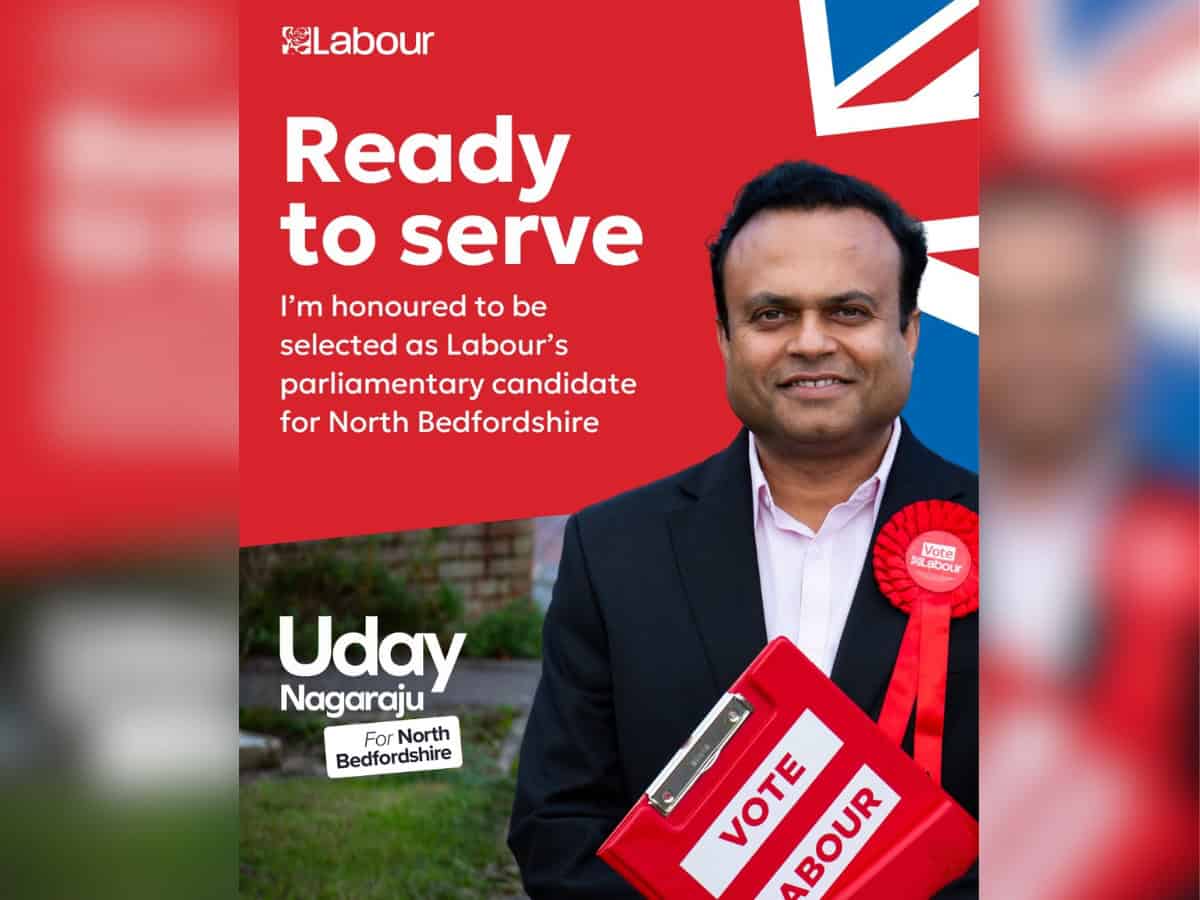 Telangana's Uday Nagaraju to be UK Labour Party's parliamentary candidate