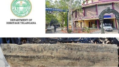 Heritage Telangana archaeologists find the first inscription in Brahmi script found in south India having the word “bramhachari” written on it in Prākrit language, datable to 2nd Century BC.