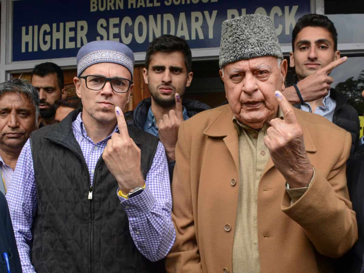 LS polls: Three generations of Abdullah family cast vote in J-K's Srinagar