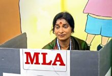 Image of BJP leader Madhavi Latha