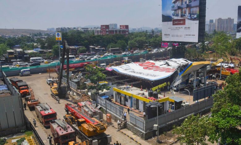 After Mumbai billboard collapse, BMC to take down remaining hoardings