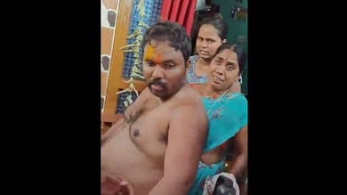 The brother of the husband of a municipal councilor of Achampet belonging to BRS party attacked with sticks allegedly by Congress workers.