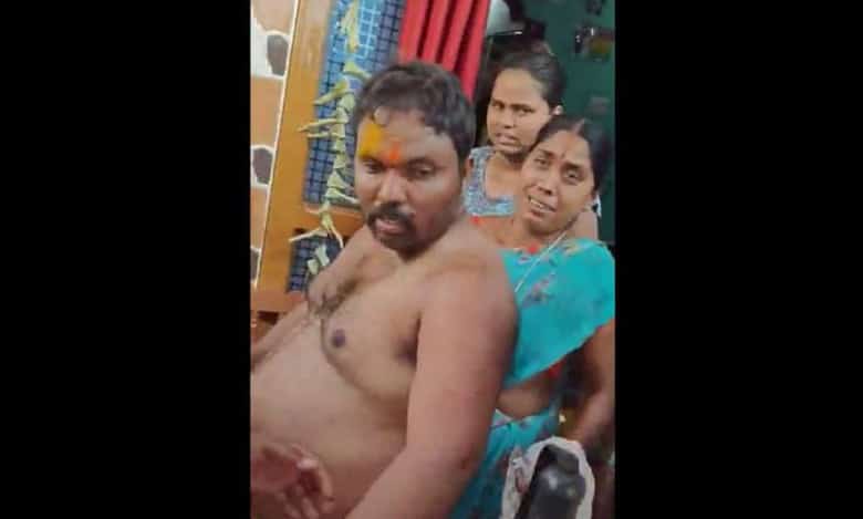 The brother of the husband of a municipal councilor of Achampet belonging to BRS party attacked with sticks allegedly by Congress workers.