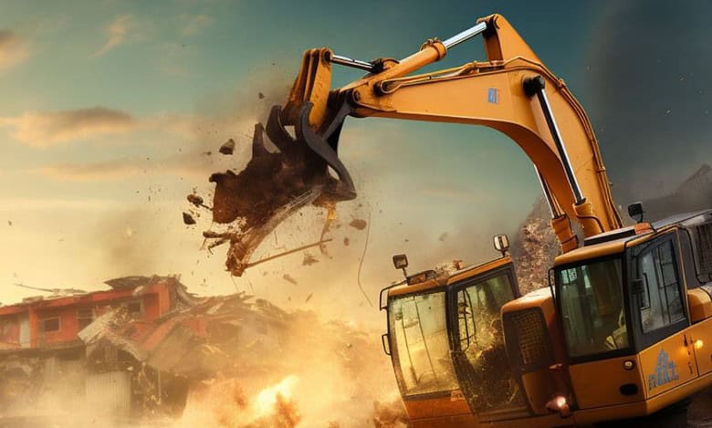 Bulldozer action
