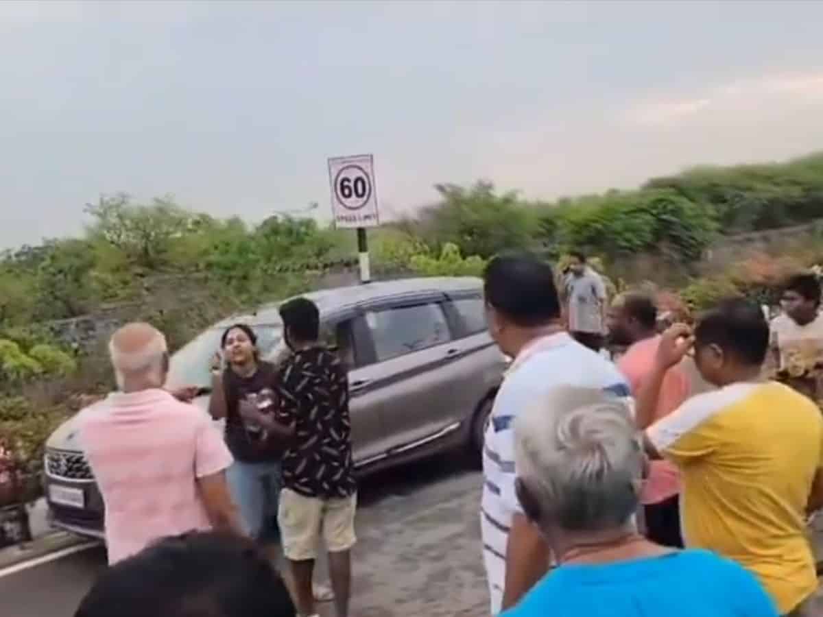 Nagole walker-drinker row: Case registered against drinking duo