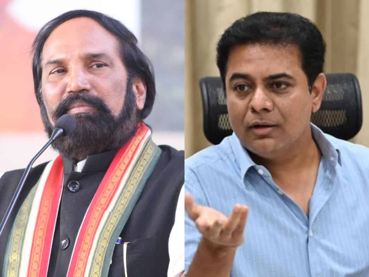 Telangana minister Uttam Kumar calls KTR's paddy procurement scam remark baseless