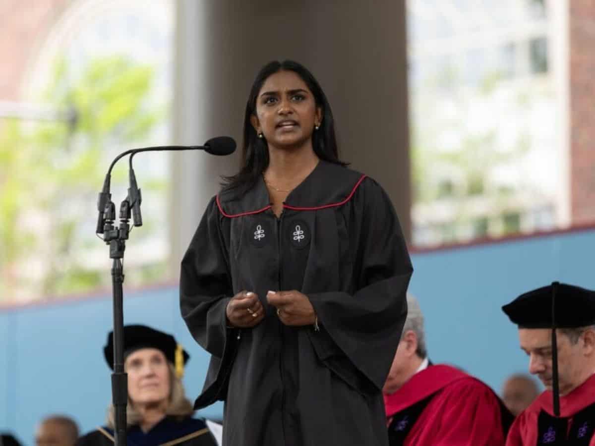 Harvard student delivers fierce speech on 13 pro-Palestine classmates denied graduation