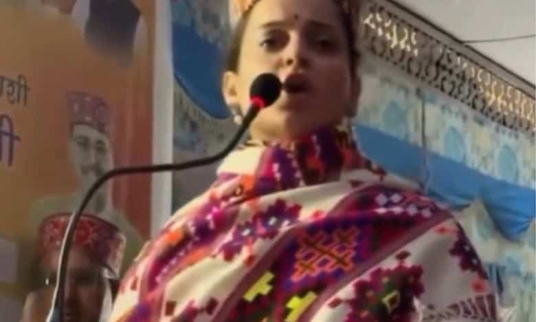 Kangana Ranaut holds roadshow for BJP candidate in Nagpur