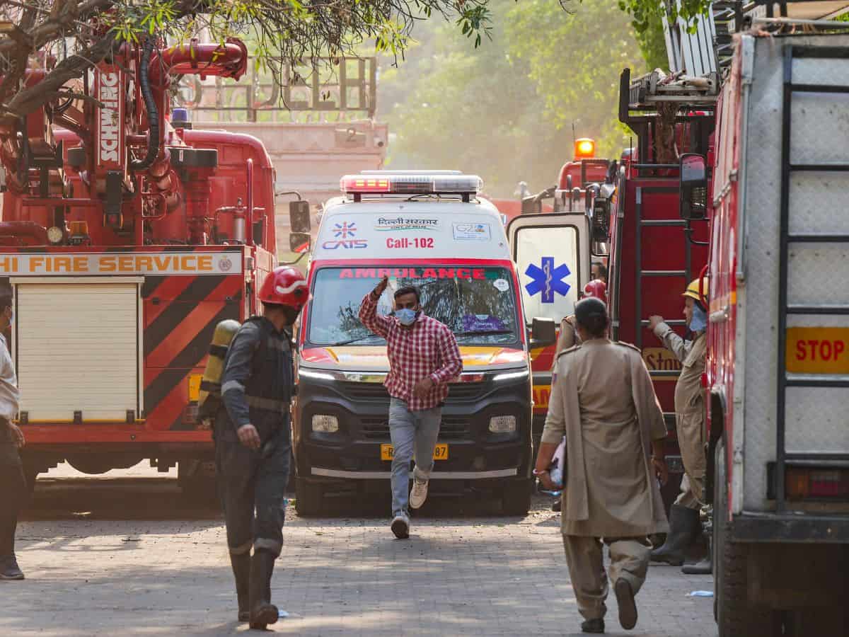 Official dies in fire at Income Tax CR Building in Delhi