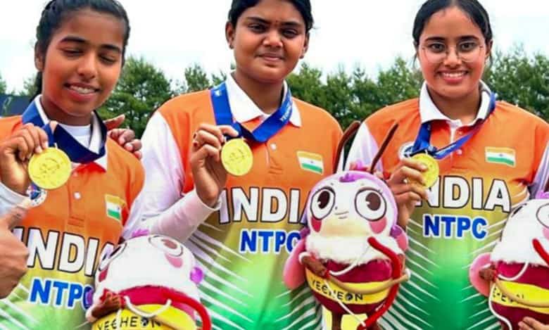 Indian women's compound archery team wins gold, mixed team bags silver in WC