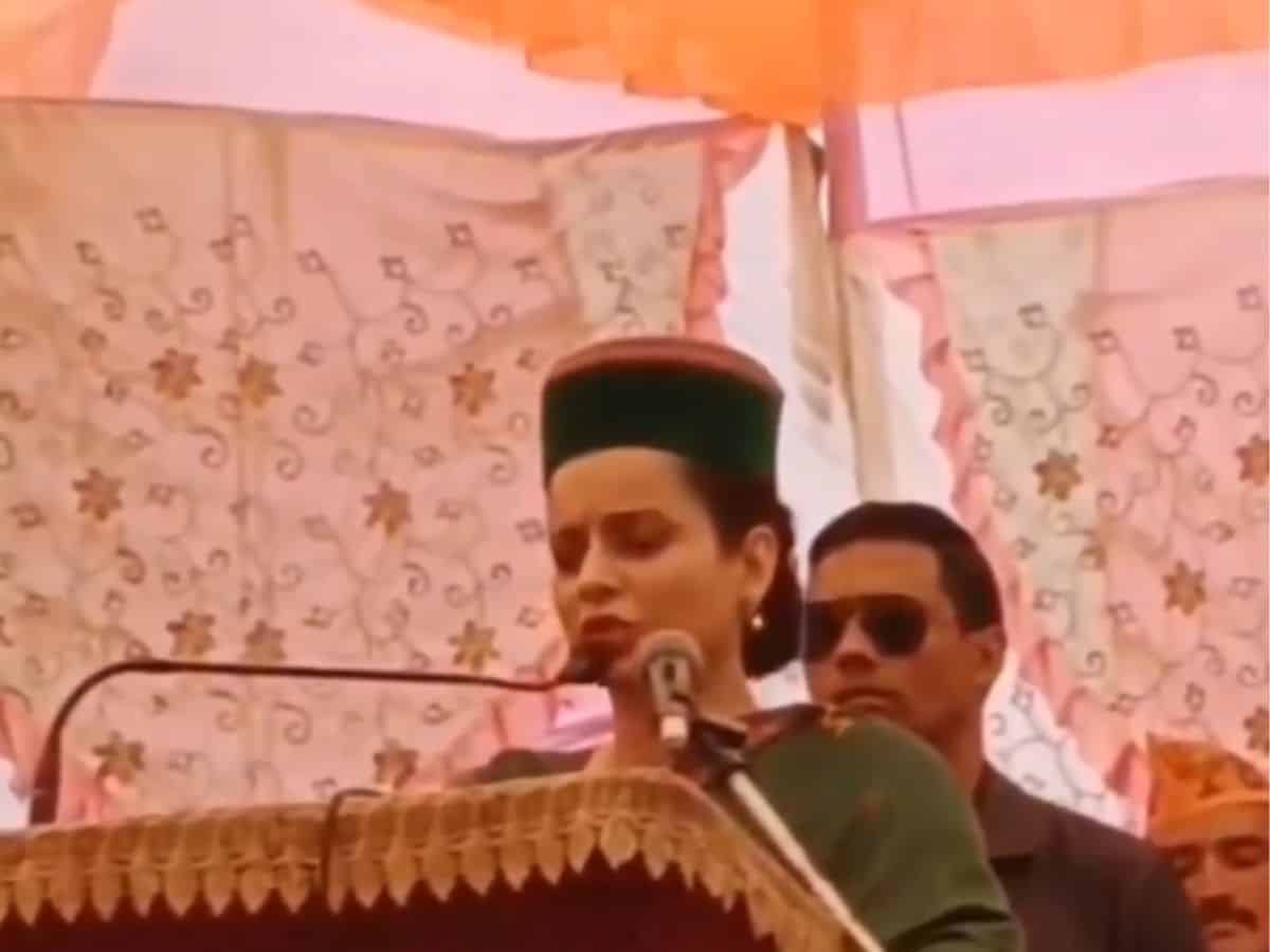 Bollywood actress turned politician Kangana Ranaut