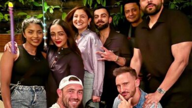 Virat Kohli holds Anushka Sharma close in birthday pic shared by Faf du Plessis