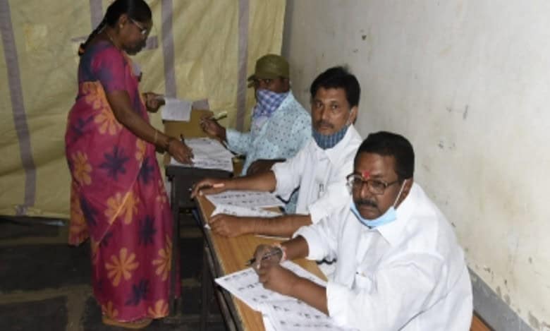 Polling in Andhra Pradesh