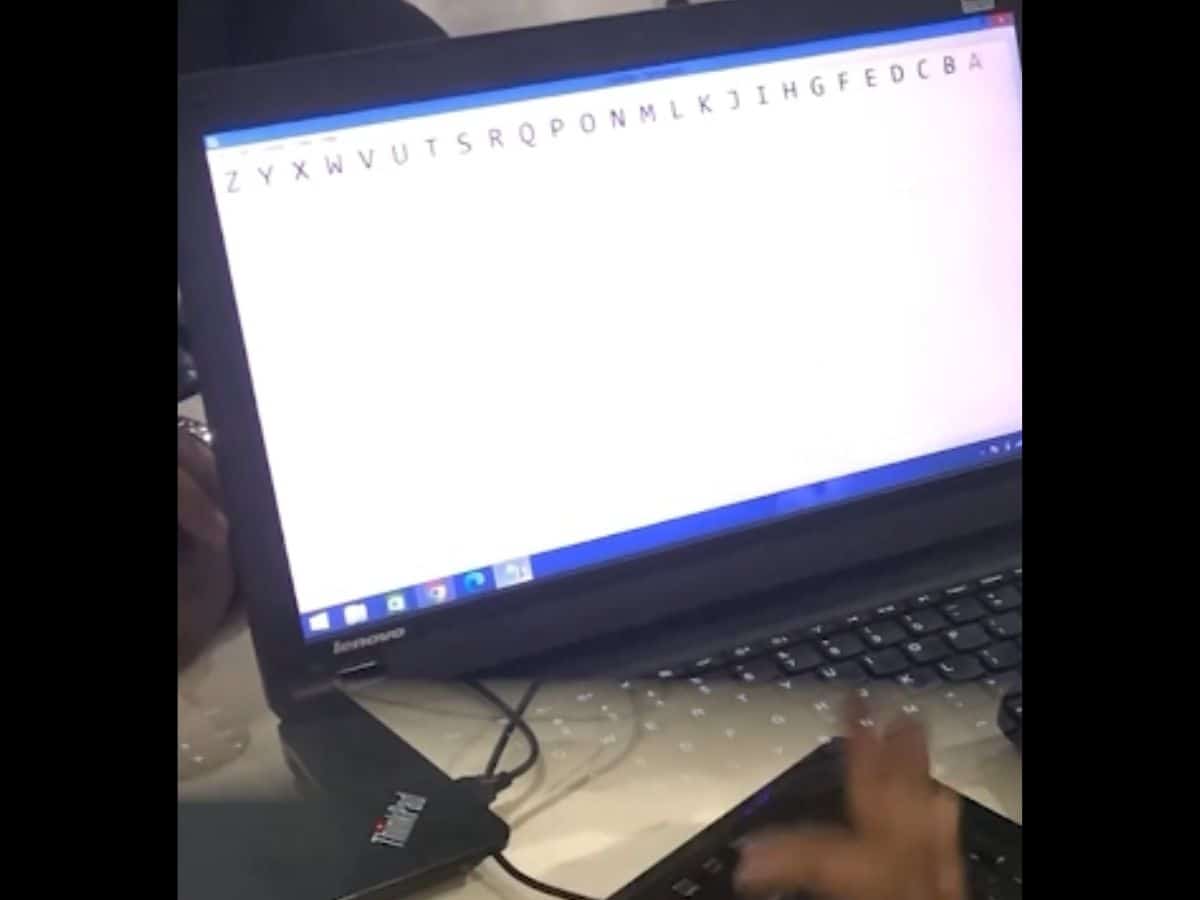 Hyderabad man sets guinness record by typing English alphabet in reverse