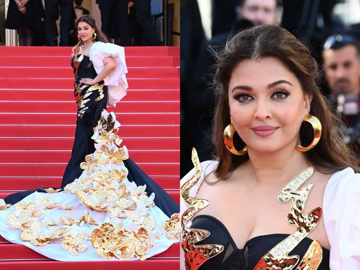 Aishwarya's Falguni & Shane Peacock-designed Cannes outfit doesn't impress netizens