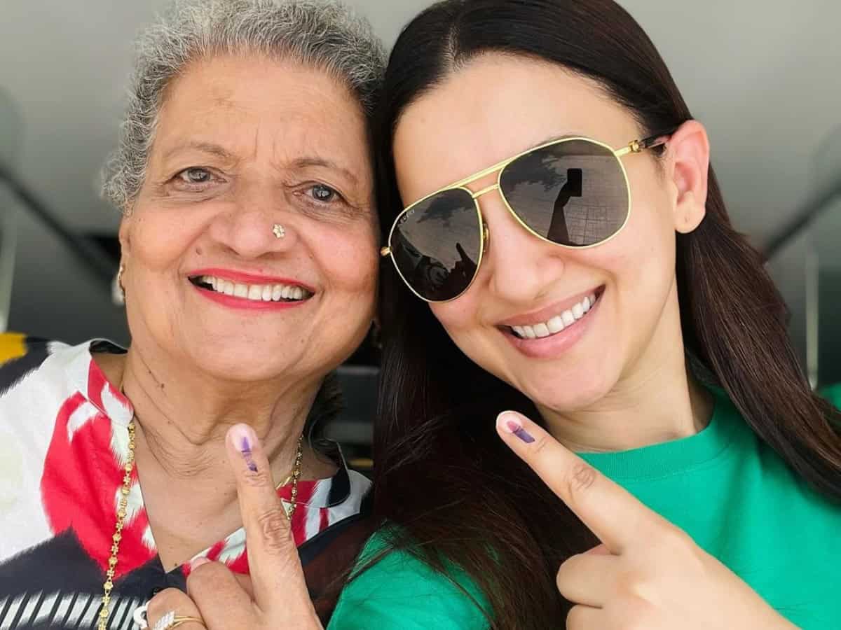 Gauahar Khan finally gets to vote after facing 'difficulties' at Mumbai polling booth