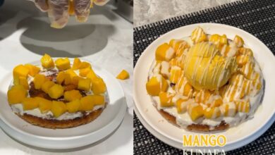 Mango Kunafa, summer season's trending dessert in Hyderabad