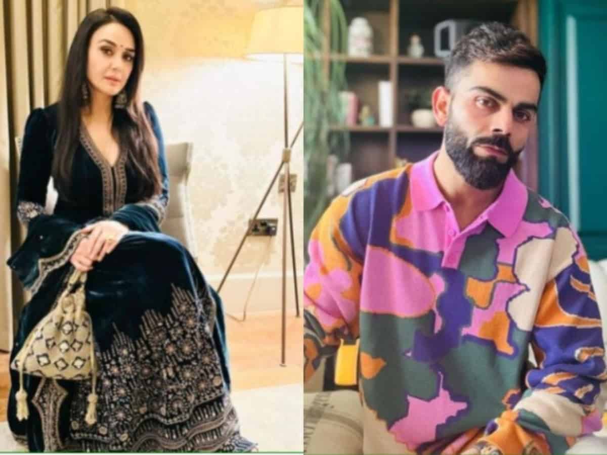 'Love his on field aggression: Preity Zinta heaps praise on Virat Kohli