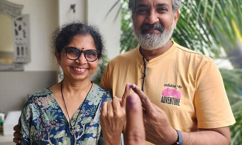 S.S. Rajamouli flew from Dubai and ‘rushed to the polling booth’ from airport