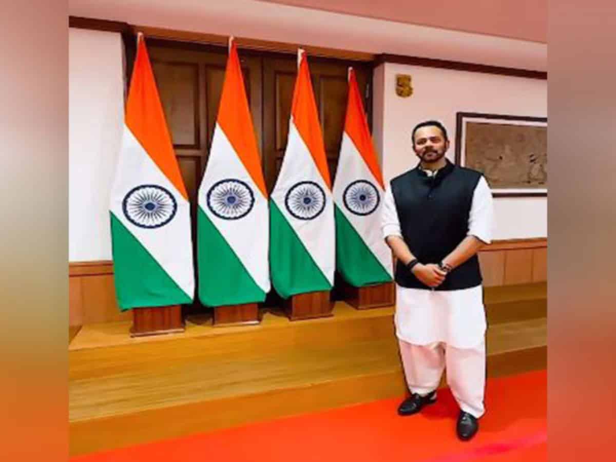 'Proud, humbled and honoured': Rohit Shetty visits new Parliament building