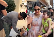 Salman Khan spotted playing with Anam Mirza's daughter Dua