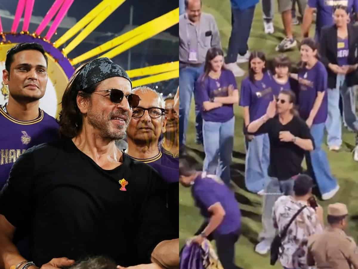 Watch: SRK chants 'CSK CSK' after KKR's win in IPL 2024