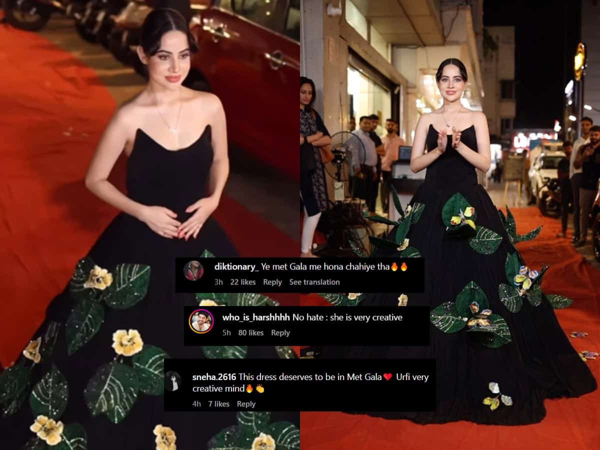 Uorfi Javed gets massive love for her latest outfit, a magical gown!