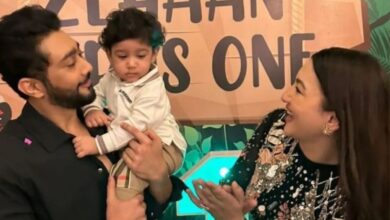 Chaos at Gauahar Khan's son's birthday party, decor ruined