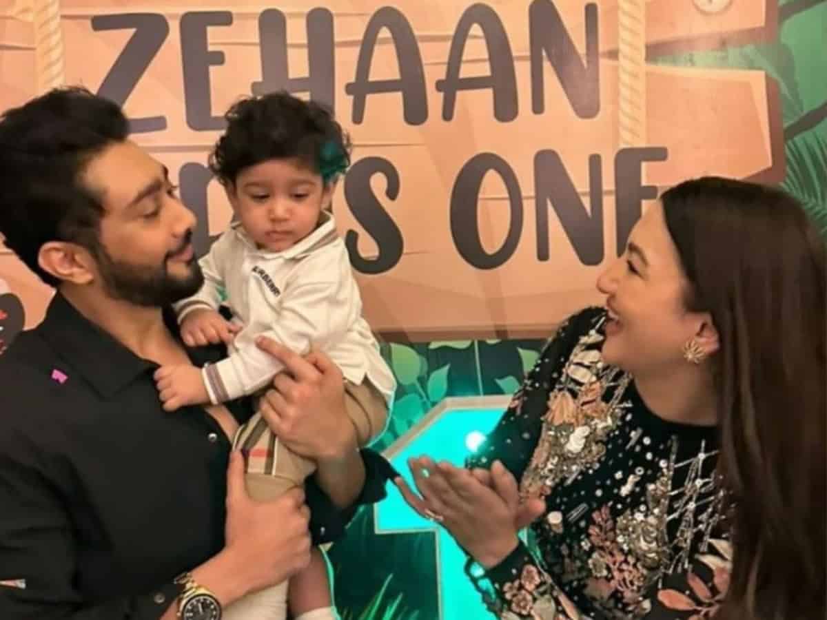 Chaos at Gauahar Khan's son's birthday party, decor ruined