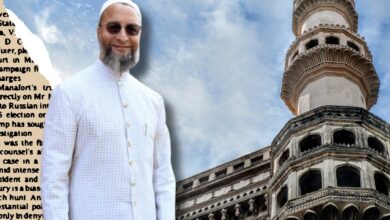 Marfa celebrations at AIMIM office as Asaduddin Owaisi inches closer to victory