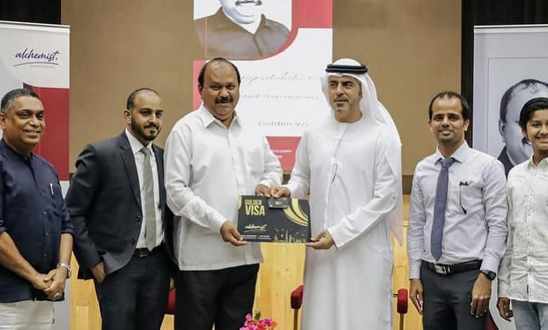 Renowned Indian social worker Ashraf Thamarassery honoured with UAE golden visa