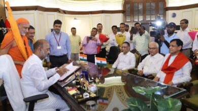 Karimnagar MP Bandi Sanjay takes charge as MoS Home