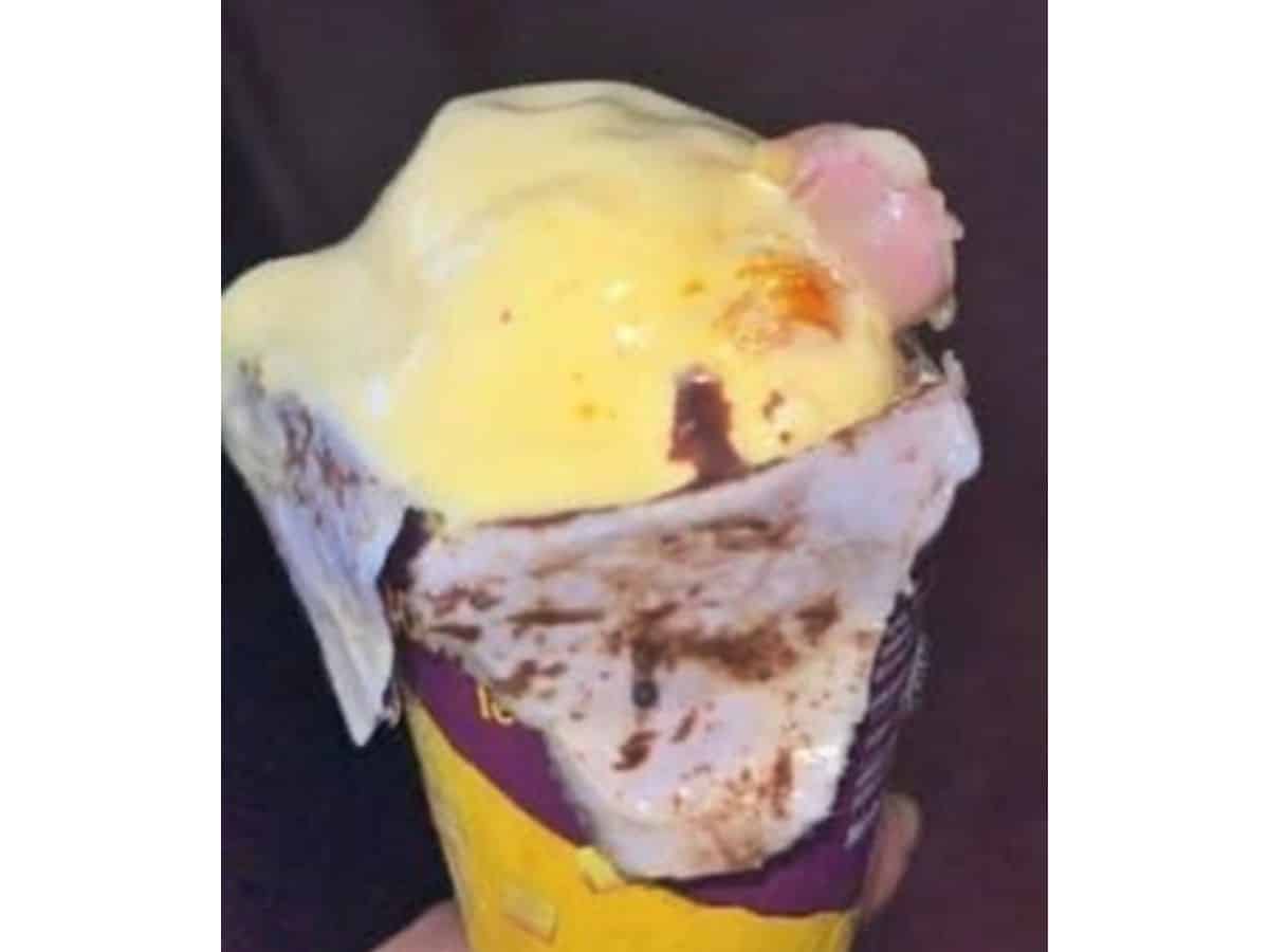 Finger found in ice-cream