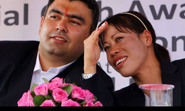 Gagan Narang and Mary kom