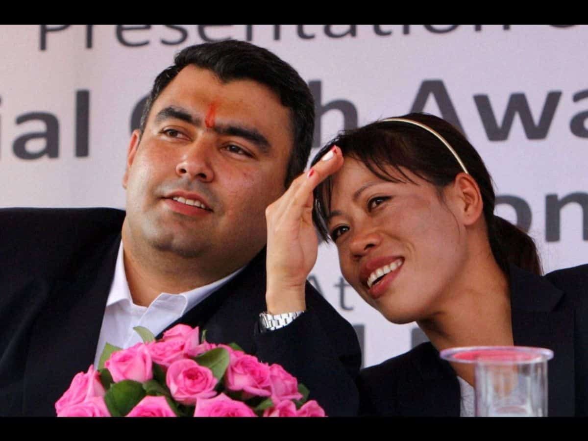 Gagan Narang and Mary kom