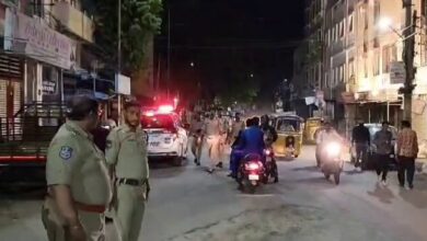 Hyderabad police frisk people in Old City