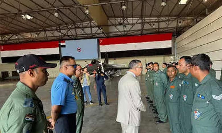 Indian envoy visits Berighat Air Base to meet IAF contingent in Egypt