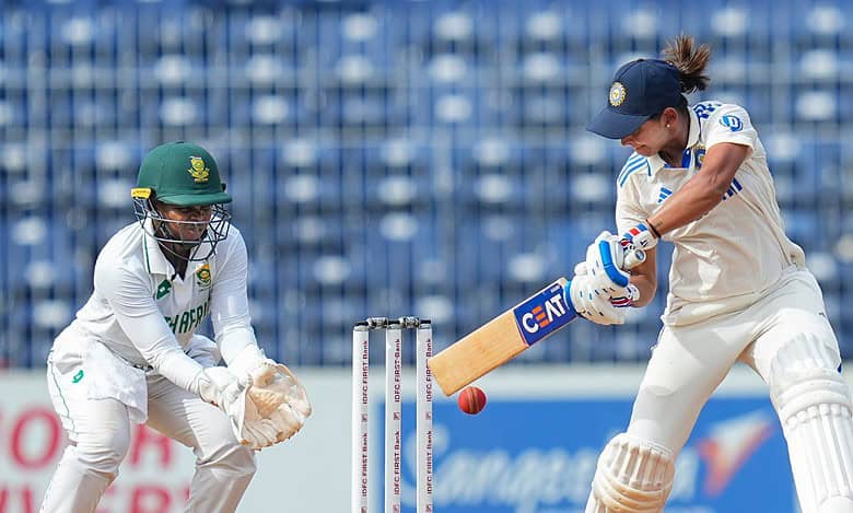 India record highest-ever team total in Women's Test cricket